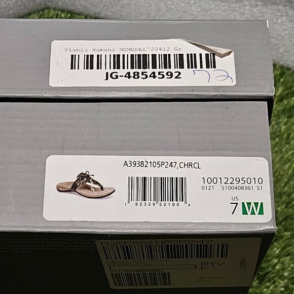 Vionic Amaya Snake Print Thong Sandals – Women’s 7 – Charcoal Metallic – New in - Picture 7 of 7